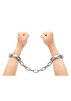 Prowler Red Heavy Duty Metal Handcuffs - Stainless