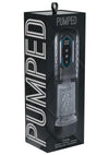 Pumped Vortex Multi Function Suction Rotating Thrusting Rechargeable Masturbator - Grey/Gun Metal