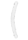 Realrock Crystal Clear Double Dong - Clear - 18in
