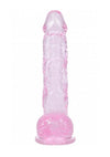 Realrock Crystal Clear Realistic Dildo with Balls