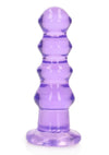 Realrock Curvy Dildo Or Butt Plug - Purple - 5.5in