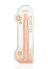 Realrock Skin Realistic Double Dildo - Vanilla - 14in