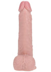 Realrock Vibrating and Rotating Cock with Balls Regular Straight