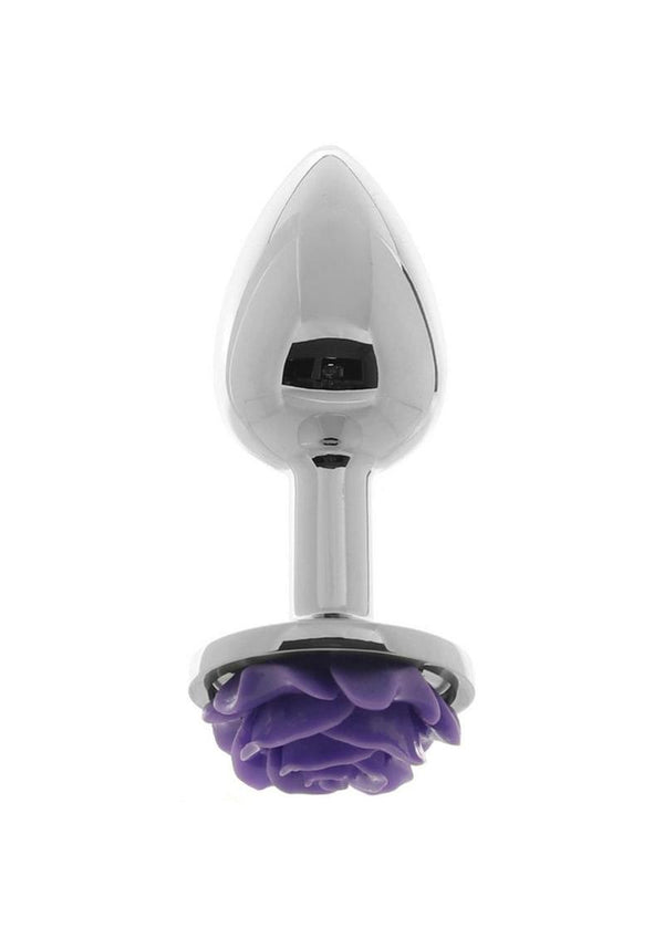 Rear Assets Rose Aluminum Anal Plug