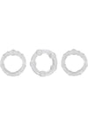 Renegade Super Stretchable Intensity Cock Rings - Clear - Set Of 3