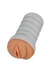 Ribbed Gripper Tight Pussy Dual Dense Textured Masturbator Stroker