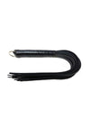 Rouge Leather Spiral Flogger - Black