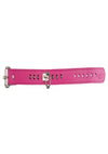 Rouge O Ring Studded Adjustable Leather Collar
