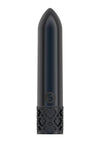 Royal Gems Glitz Rechargeable Bullet - Grey/Gun Metal