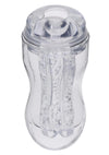 Selopa Stroke Of Luck Masturbator with Vibrating C-Ring - Clear