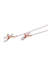 Sex and Miscielf Peaches 'N Creame Collar with Nipple Clamps