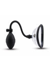 Size Up Classic Pussy Pump with Two Chambers - Black/Clear
