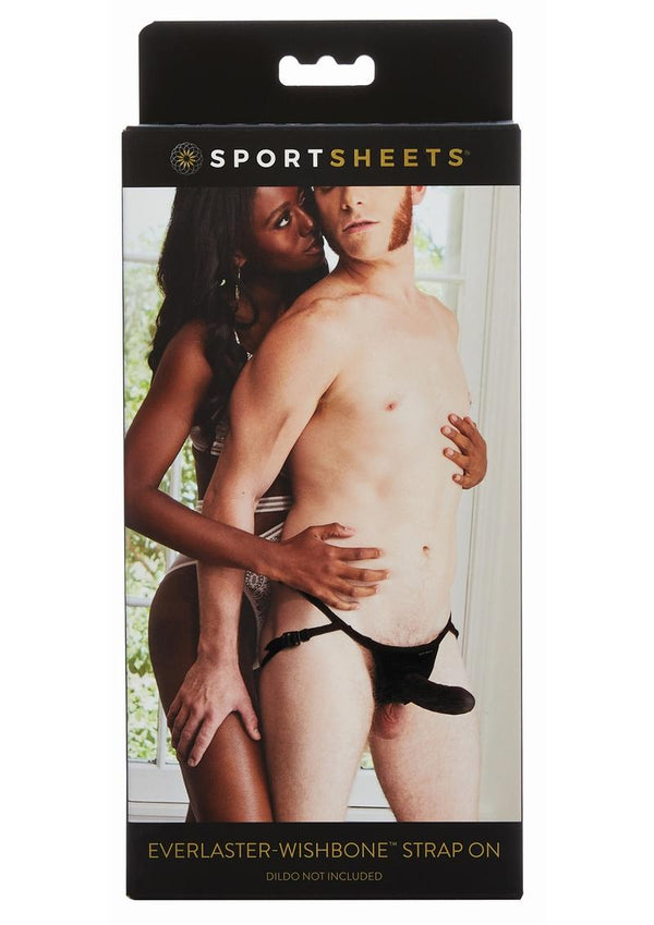 Sportsheets Everlaster Wishbone Strap-On Harness - Black