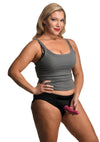 Strap U Lace Envy Black Crotchless Panty Harness