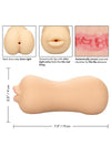 Stroke It Realistic Dual Ended Stroker - Mouth and Ass