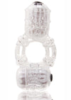 The Big O 2 Vibrating Double Ring - Clear