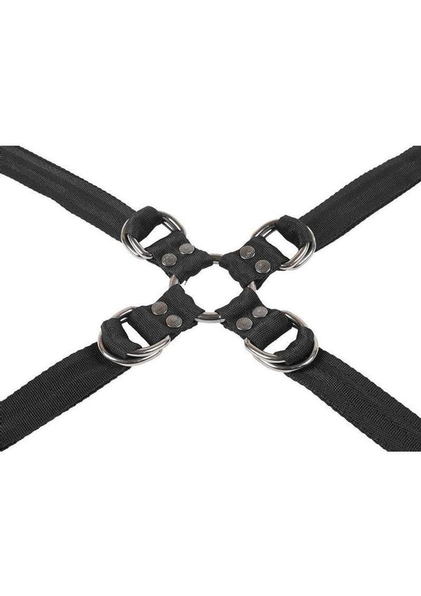 Velvet Noir Adjustable Hog Tie and Cuff