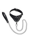 Velvet Noir Collar and Leash - Black