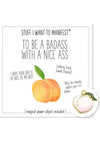 Warm Human to Be A Badass with A Nice Ass