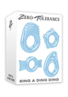 Zero Tolerance Ring A Ding Ding Cock Ring Kit - Blue - 4 Piece Kit