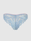 BELLA LACE UP FRONT LACE CROTCHLESS TANGA