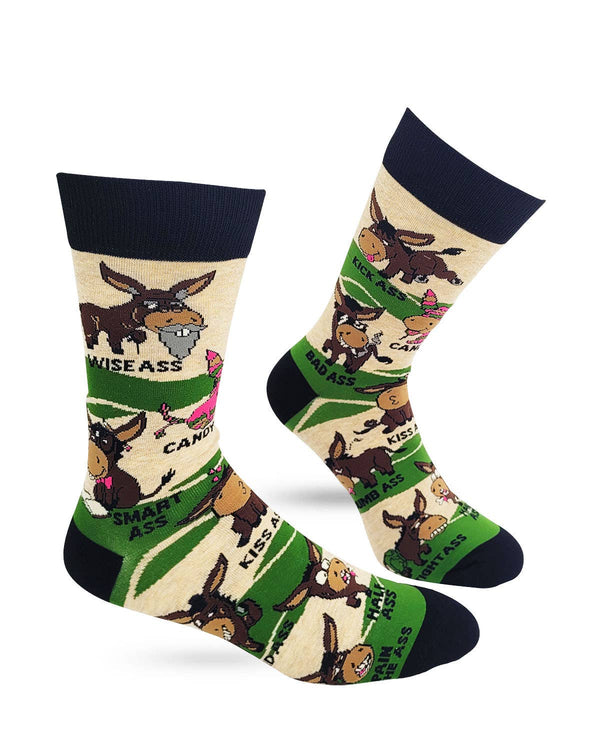 Asses - Smart, Dumb, Kick, Bad, Etc. - Men's Novelty Socks