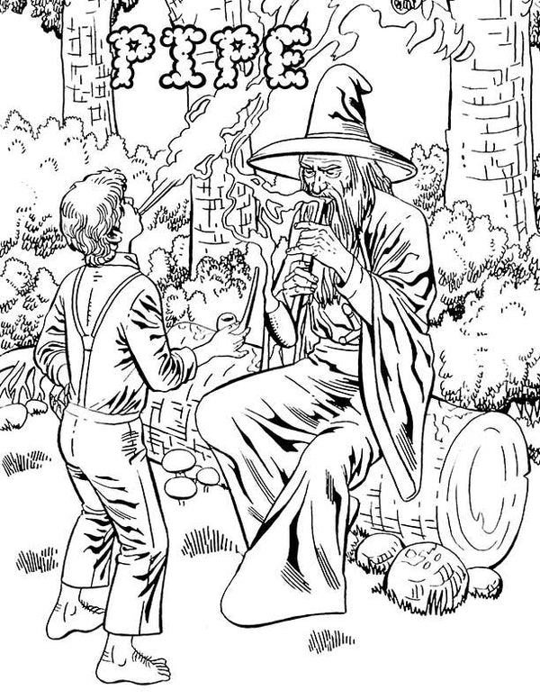 I Can Smoke Weed Out of That Coloring Book, CB-008