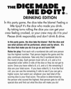 ‼️SALE‼️ The Dice Made Me Do It!Drinking Dice Game