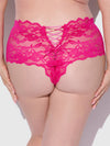 BELLA LACE-UP BACK CROTCHLESS CHEEKY