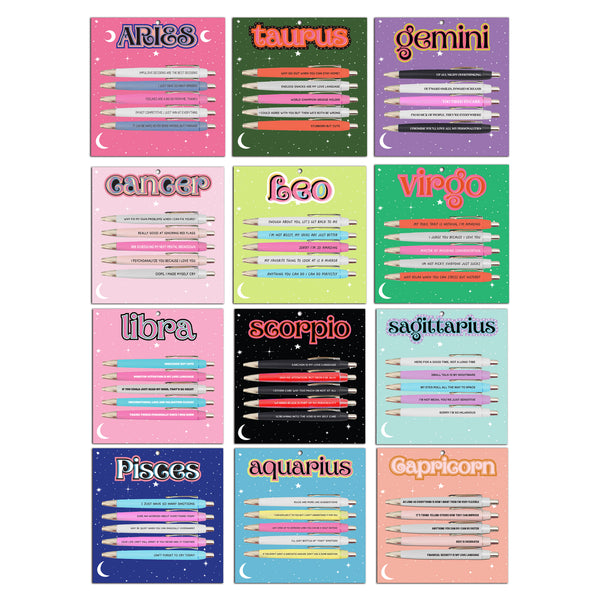 Cancer Pen Set (funny gifts, birthday gifts, astrology gift)