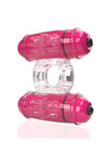 4b Double Wammy Silicone Rechargeable Dual Vibrating Couples Cock Ring
