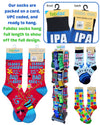 Swearing Always Helps Men's Novelty Crew Socks