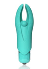 4t Demon Rechargeable Silicone Mini Clitoral Stimulating Vibrator - Green/Kiwi
