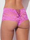 BELLA LACE-UP BACK CROTCHLESS CHEEKY