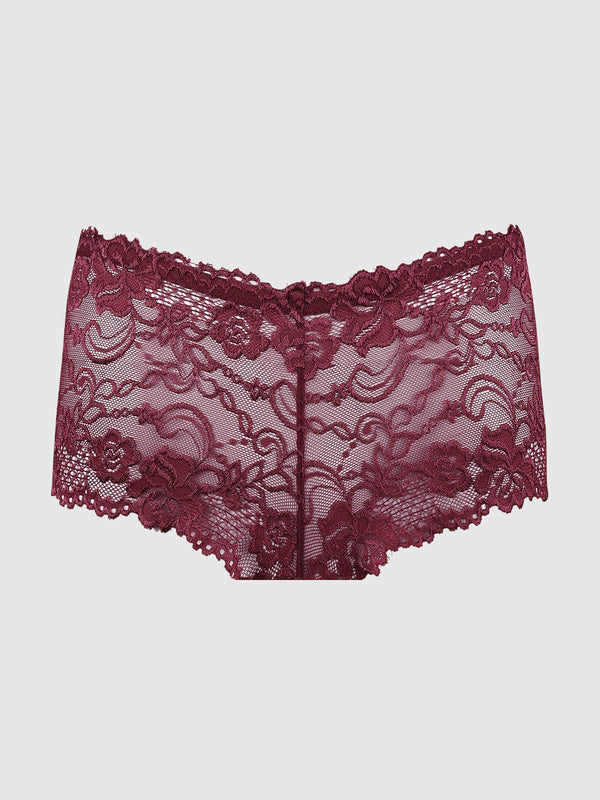 CAITLIN FLORAL LACE CHEEKY