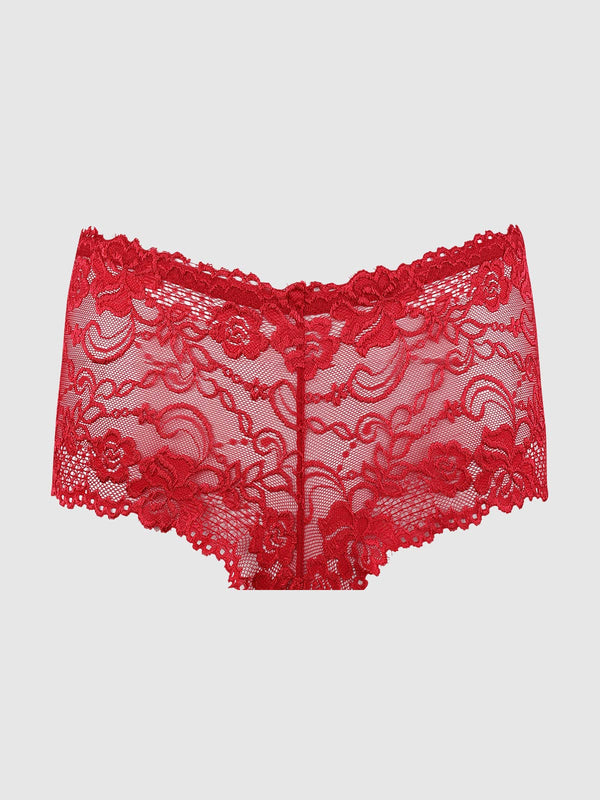 CAITLIN FLORAL LACE CHEEKY