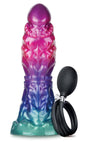 Alien Nation Expandor Silicone Dildo - Purple/Red