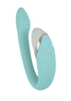 Amore Enhanced Ultimate G-Spot Rechargeable Silicone Vibrator - Aqua/Blue