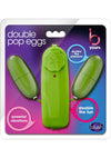B Yours Double Pop Eggs with Remote Control - Green/Lime