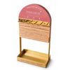 Pureamor Charm Perfume To Go — Premium Metal Countertop Display Stand