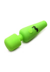 Bang! Glow In The Dark Rechargeable Silicone Mini Wand - Glow In The Dark/Green