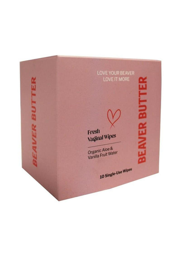 Beaver Butter Fresh Vaginal Wipes - 10 Pack