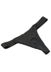 Bedroom Bliss ChÃ©rie Thong Strap-On Panty Harness - Black - Large