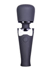 Black Tie Affair Bowtie Silicone Rechargeable Wand - Black/White