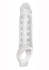 Blue Line C and B Gear Mighty Extender Penis Sleeve - Clear
