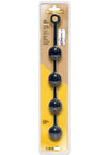 Boneyard Ass Ballz Silicone Anal Beads - Black - XLarge