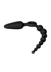 Booty Call Booty Double Dare Silicone Vibrating Butt Plug with Anal Beads