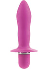 Booty Call Booty Rocket Silicone Vibrating Butt Plug - Pink