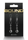 Bound Nipple Clamps D1 - Gray/Grey/Gun Metal/Metal