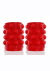 Bubbles Silicone Nipple Suckers - Red